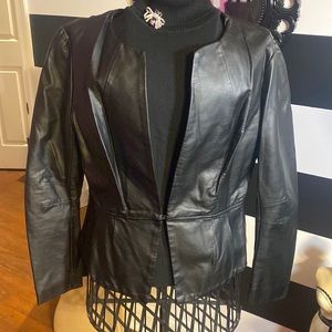 Leather Blazer
